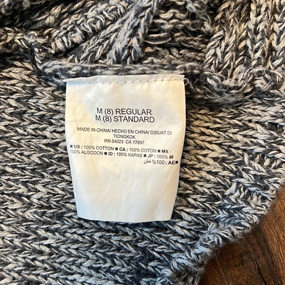 Old Navy Open Front Cotton Cardigan, Sz. M. - Picture 7 of 8